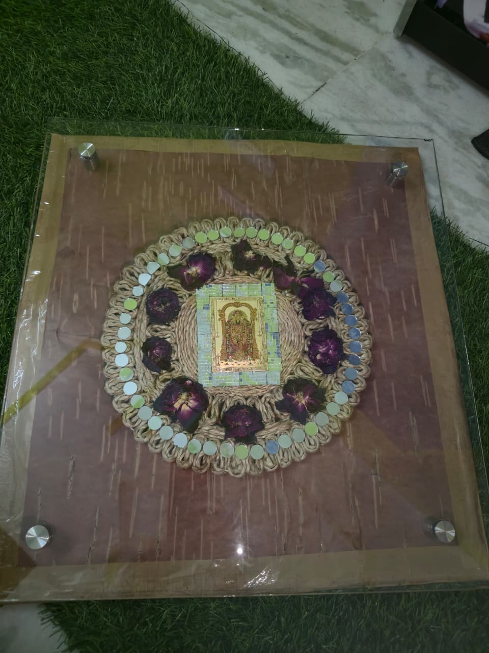 Bhojpatra Devine framed Picture